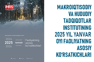 2025 yil yanvar oyi faoliyatning asosiy ko'rsatkichlari