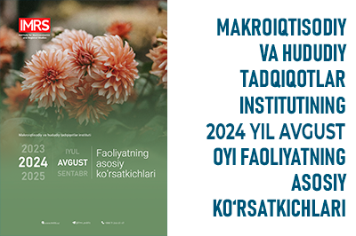 2024 yil avgust oyi faoliyatning asosiy ko'rsatkichlari