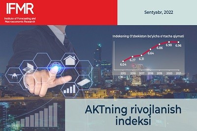O'zbekiston hududlari bo‘yicha AKT ning rivojlanish indeksi